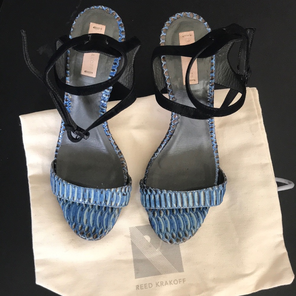 Sandal REED KRAKOFF Rare skin ankle harness sandal